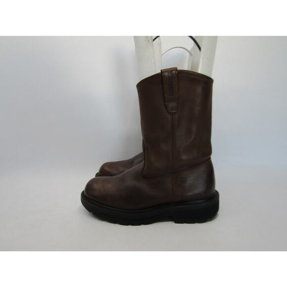 Wolverine Mens Size 7 EW Brown Leather Roper Cowboy Western Boots